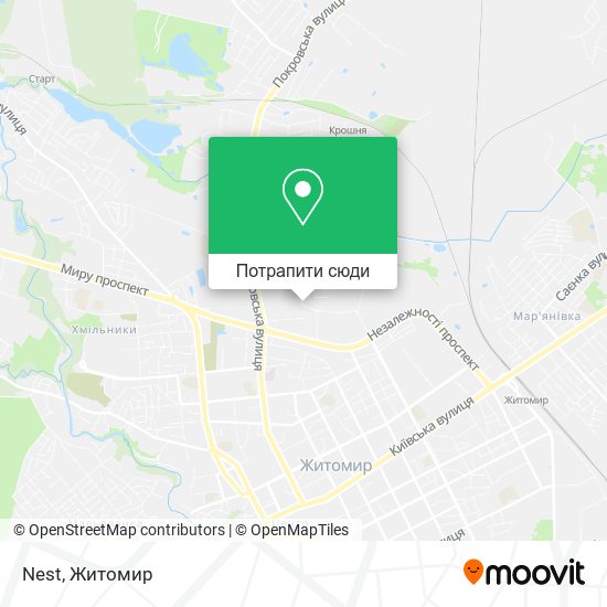 Карта Nest
