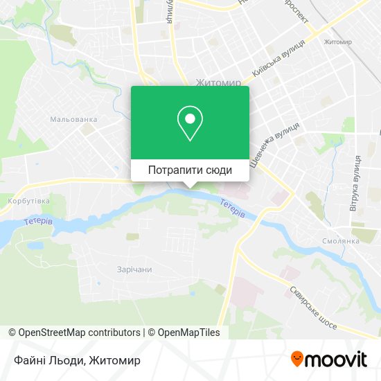 Карта Файні Льоди