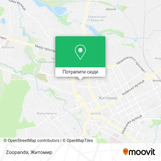 Карта Zoopanda