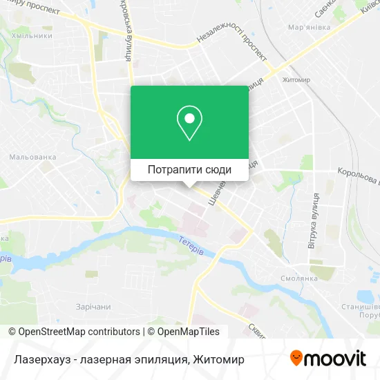 Карта Лазерхауз - лазерная эпиляция