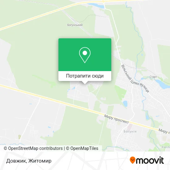 Карта Довжик