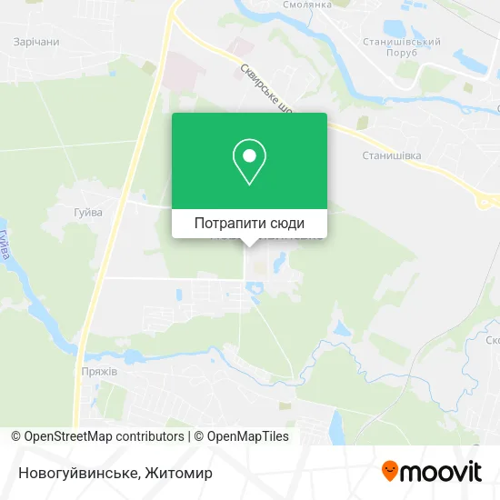 Карта Новогуйвинське