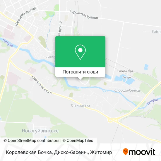 Карта Королевская Бочка, Диско-басеин.