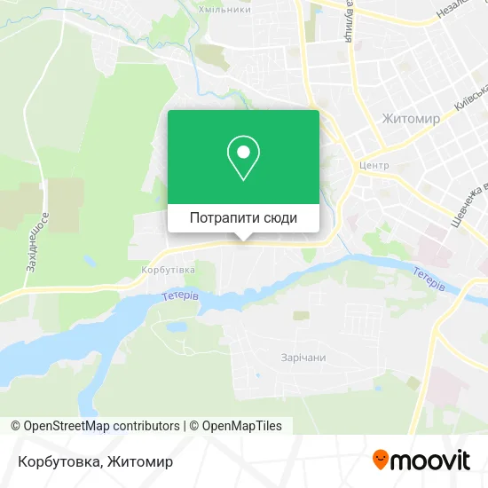 Карта Корбутовка