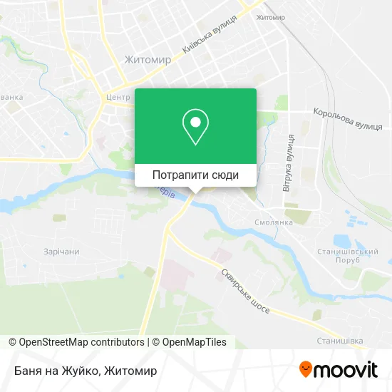 Карта Баня на Жуйко