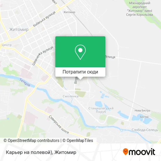 Карта Карьер на полевой)