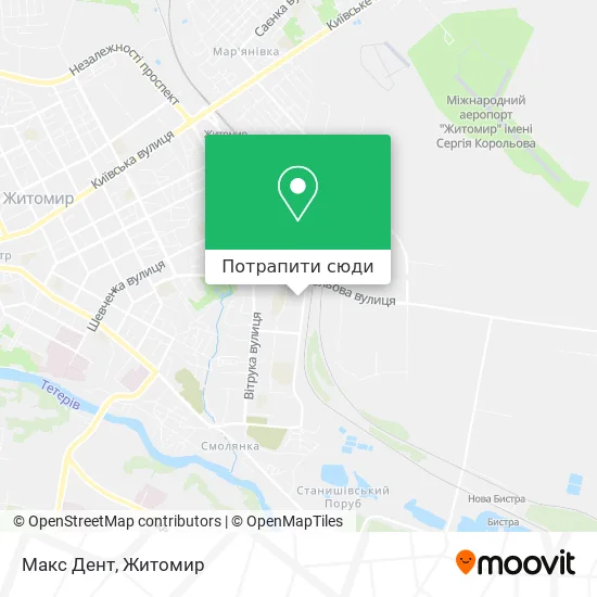 Карта Макс Дент