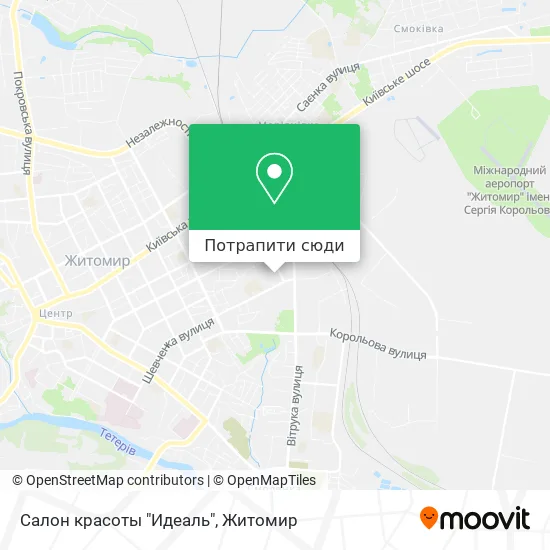 Карта Салон красоты "Идеаль"