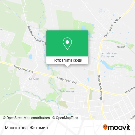 Карта Максютова