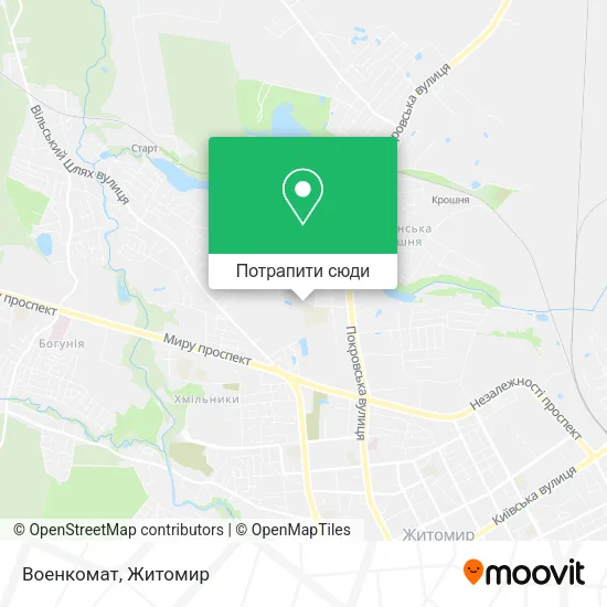 Карта Военкомат