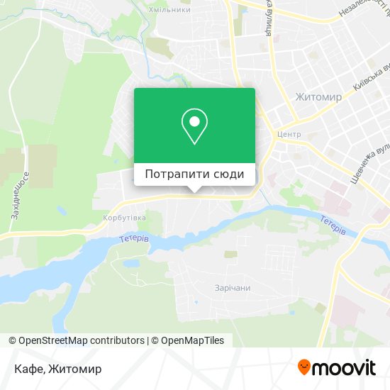 Карта Кафе