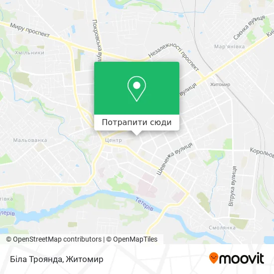 Карта Біла Троянда