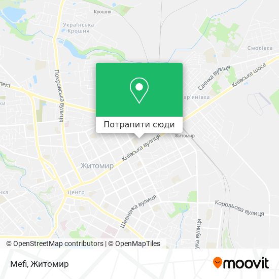 Карта Mefi