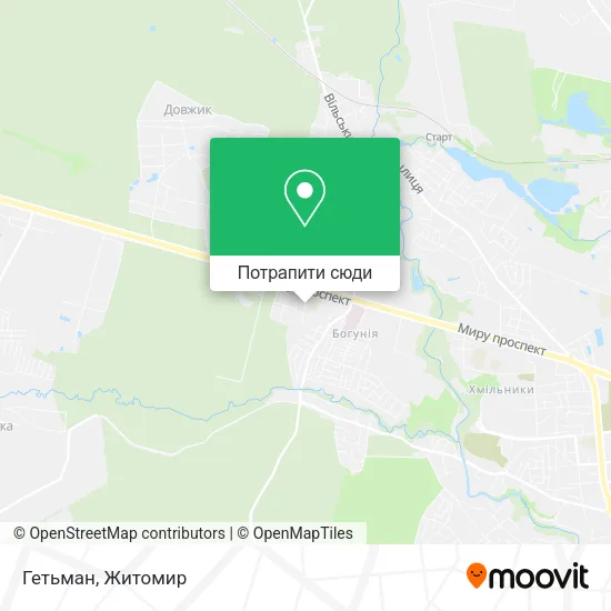 Карта Гетьман