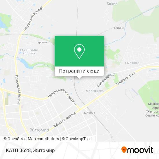 Карта КАТП 0628