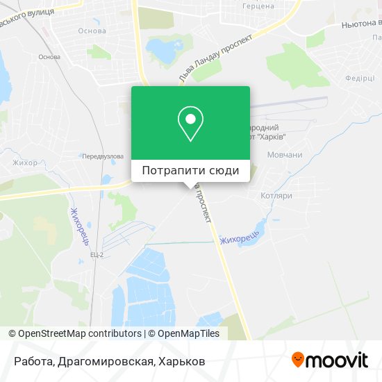 Карта Работа, Драгомировская