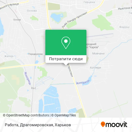 Карта Работа, Драгомировская