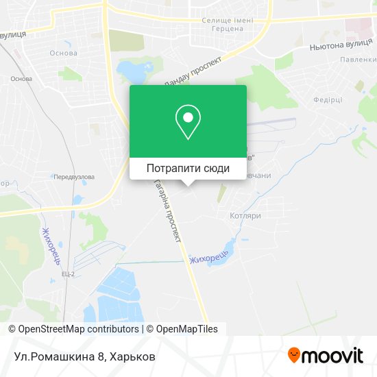 Карта Ул.Ромашкина 8