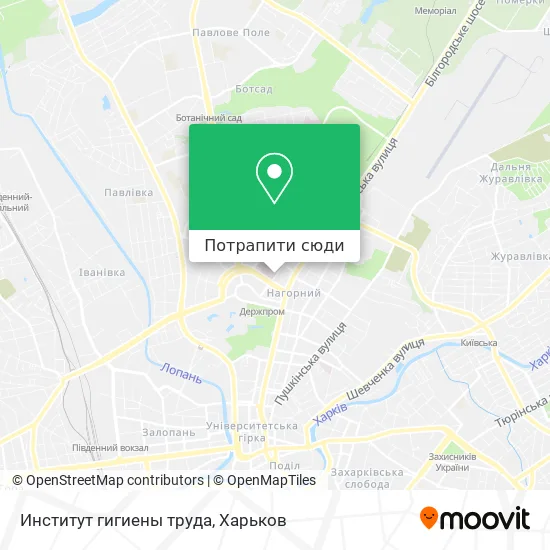 Карта Институт гигиены труда