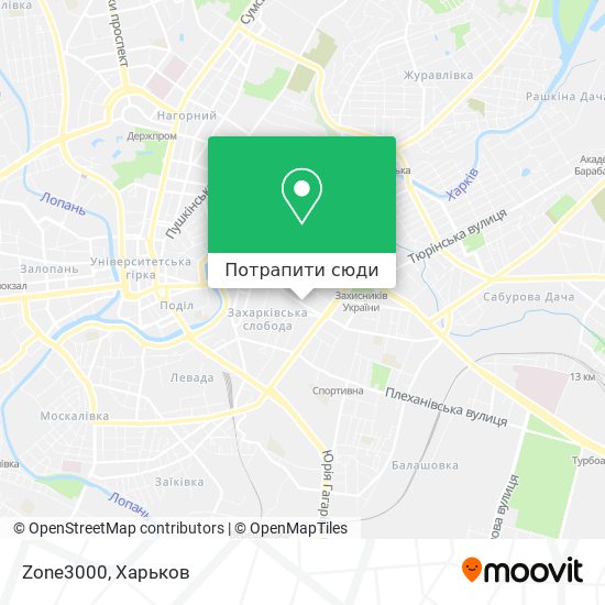 Карта Zone3000