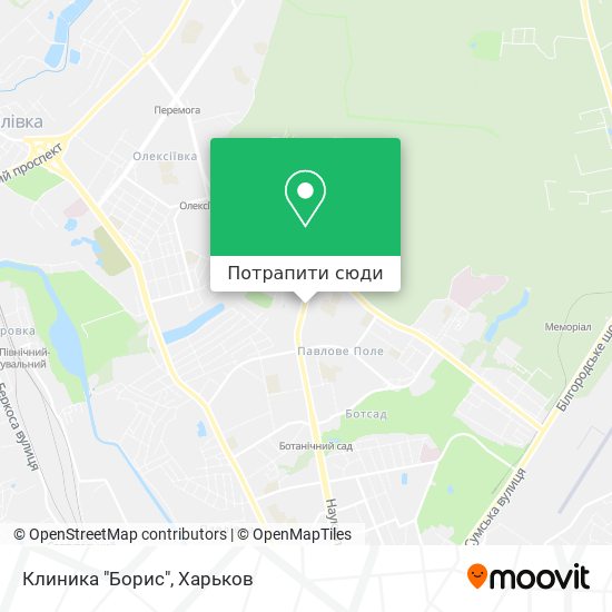 Карта Клиника "Борис"