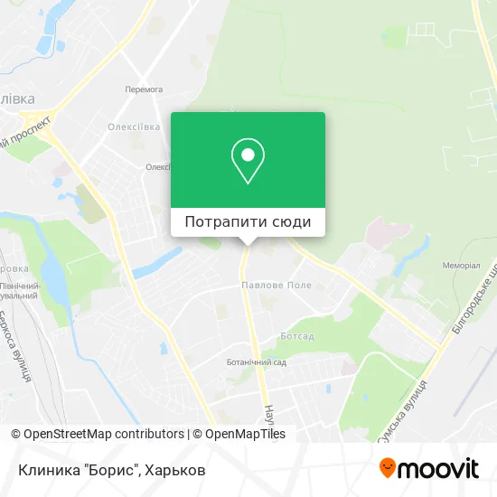 Карта Клиника "Борис"