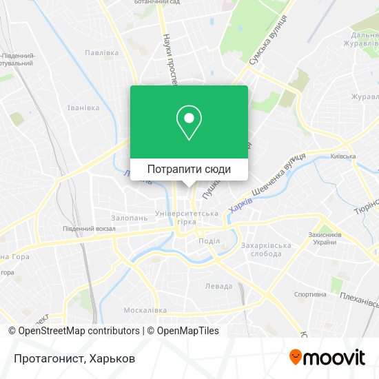 Карта Протагонист