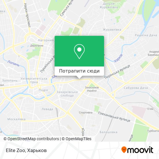 Карта Elite Zoo