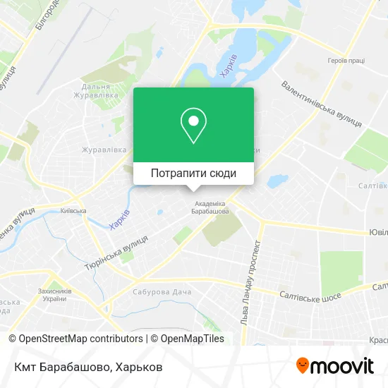 Карта Кмт Барабашово