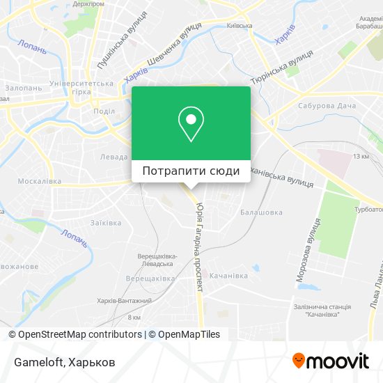 Карта Gameloft