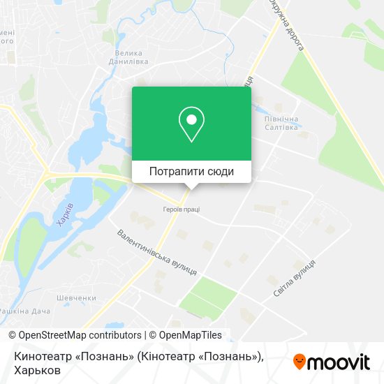 Карта Кинотеатр «Познань» (Кінотеатр «Познань»)