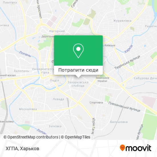Карта ХГПА