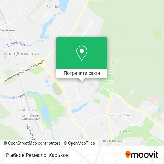 Карта Рыбное Ремесло