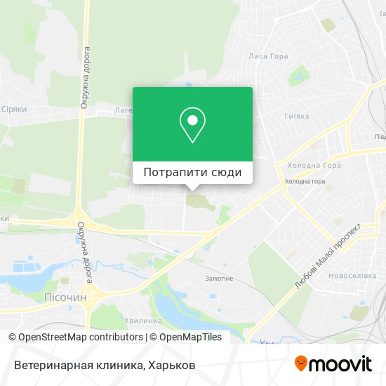Карта Ветеринарная клиника