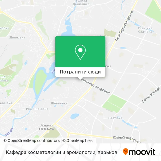 Карта Кафедра косметологии и аромологии