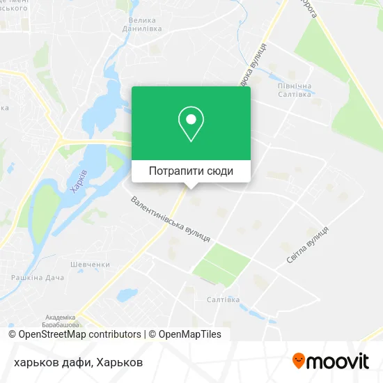 Карта харьков дафи