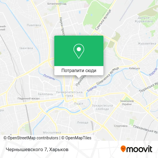 Карта Чернышевского 7