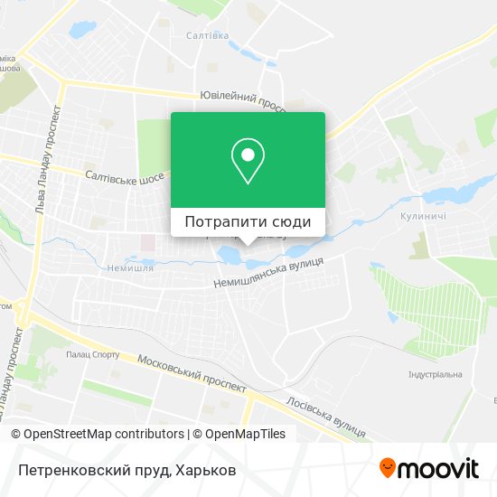 Карта Петренковский пруд