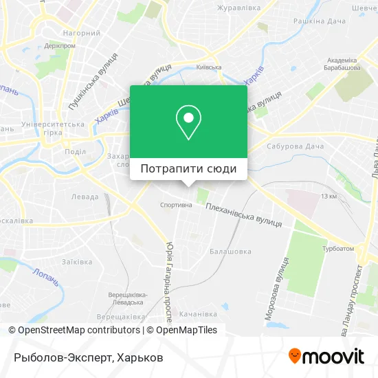 Карта Рыболов-Эксперт