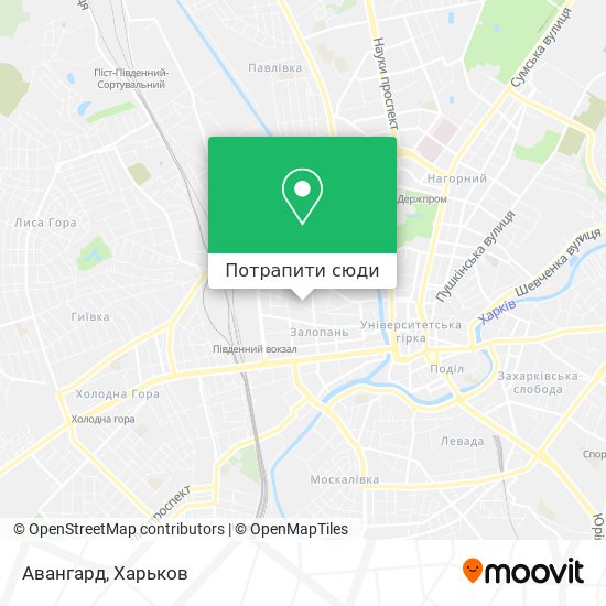 Карта Авангард