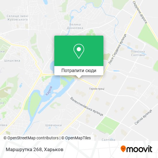 Карта Маршрутка 268