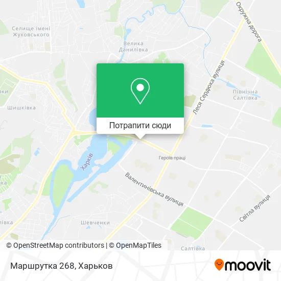 Карта Маршрутка 268