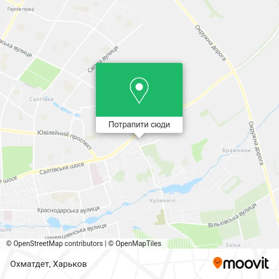 Карта Охматдет
