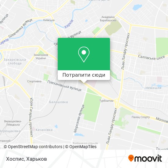 Карта Хоспис