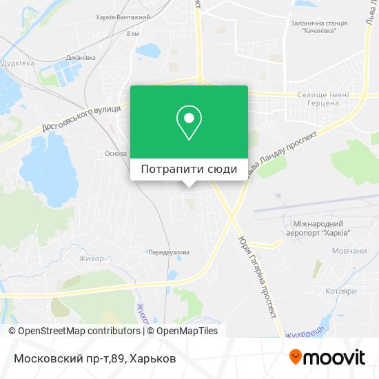 Карта Московский пр-т,89