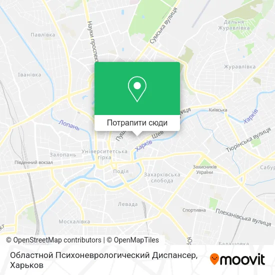 Карта Областной Психоневрологический Диспансер