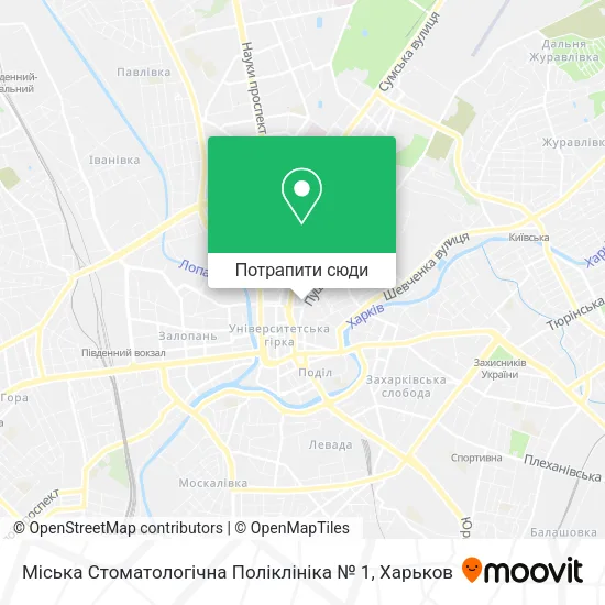 Карта Міська Стоматологічна Поліклініка № 1
