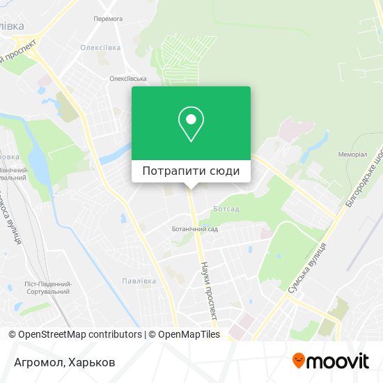 Карта Агромол