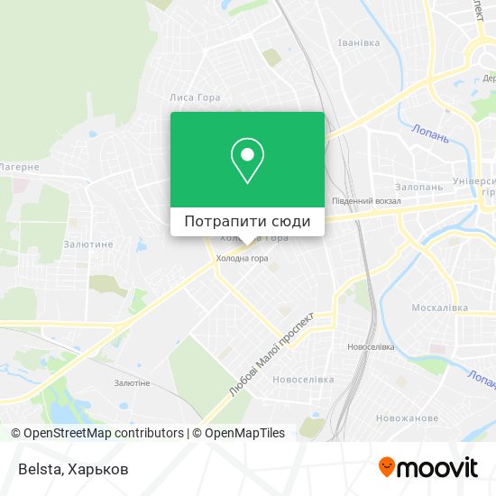 Карта Belsta