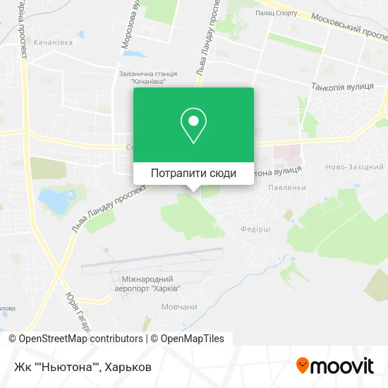 Карта Жк ""Ньютона""